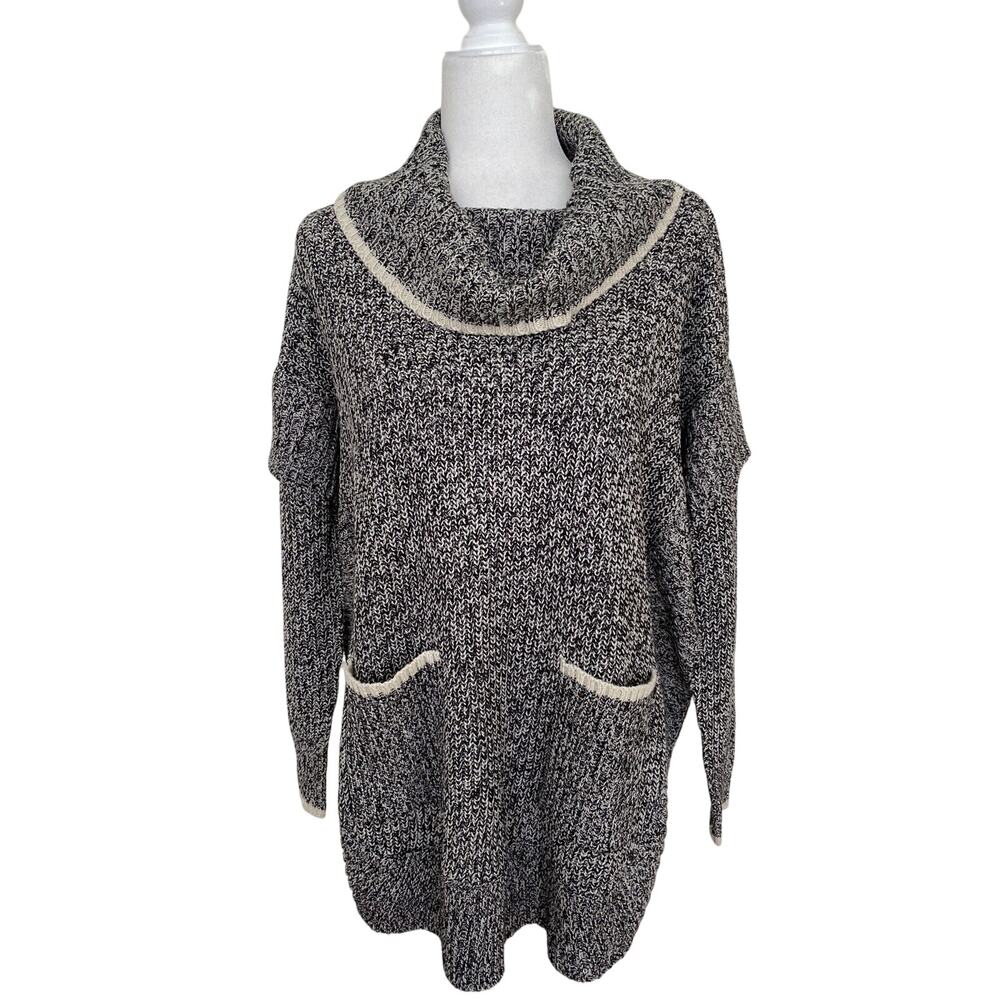 La Classe Couture Cowl Neck Knit Poncho M/L women sweater A003062